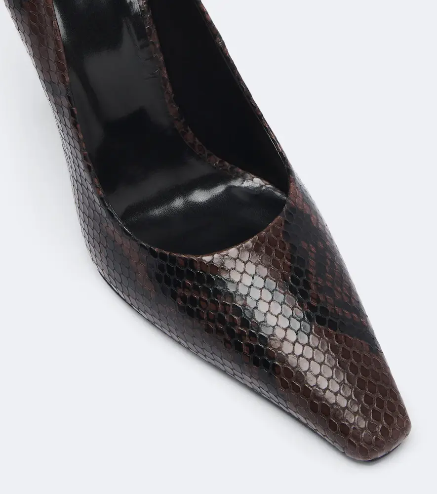 Jude Fame snake-effect leather pumps | Thumbnail 3 Jude Fame snake-effect leather pumps | Thumbnail 3