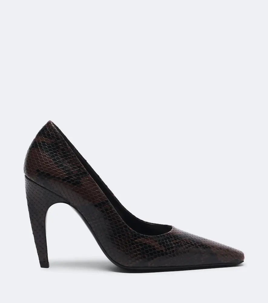 Jude Fame snake-effect leather pumps | Thumbnail 4 Jude Fame snake-effect leather pumps | Thumbnail 4