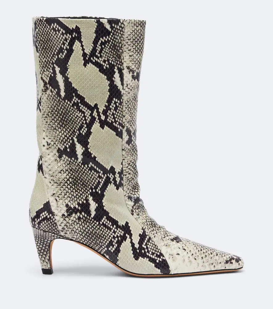 Jude Cave snake-effect leather mid-calf boots | Thumbnail 2 Jude Cave snake-effect leather mid-calf boots | Thumbnail 2