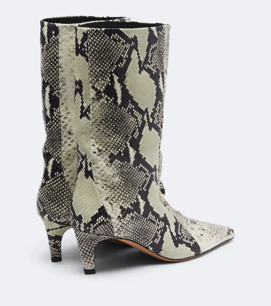 Jude Cave snake-effect leather mid-calf boots | Thumbnail 3 Jude Cave snake-effect leather mid-calf boots | Thumbnail 3