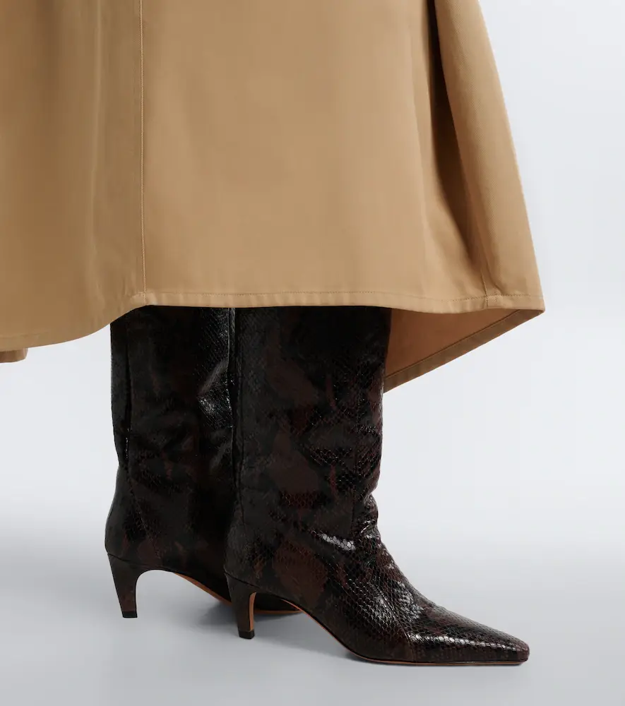 Jude Cave snake-effect leather mid-calf boots | Thumbnail 5 Jude Cave snake-effect leather mid-calf boots | Thumbnail 5