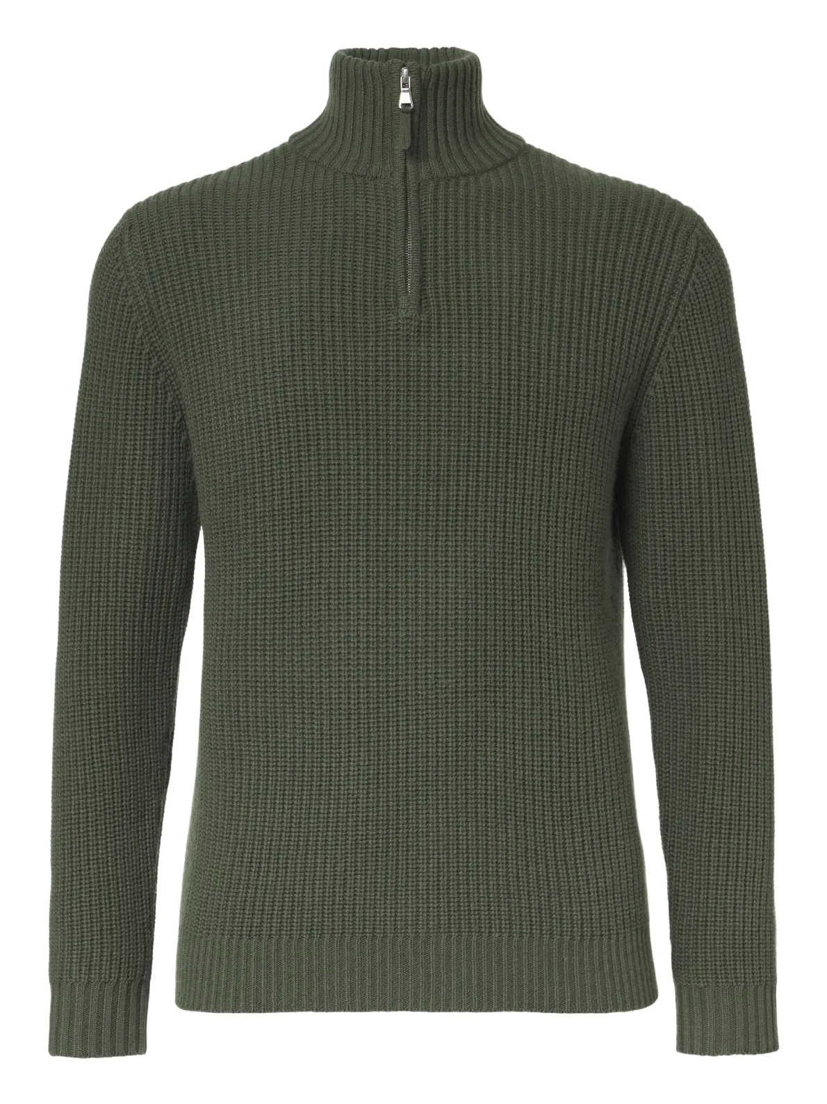 Wool and cashmere half-zip sweater Wool and cashmere half-zip sweater