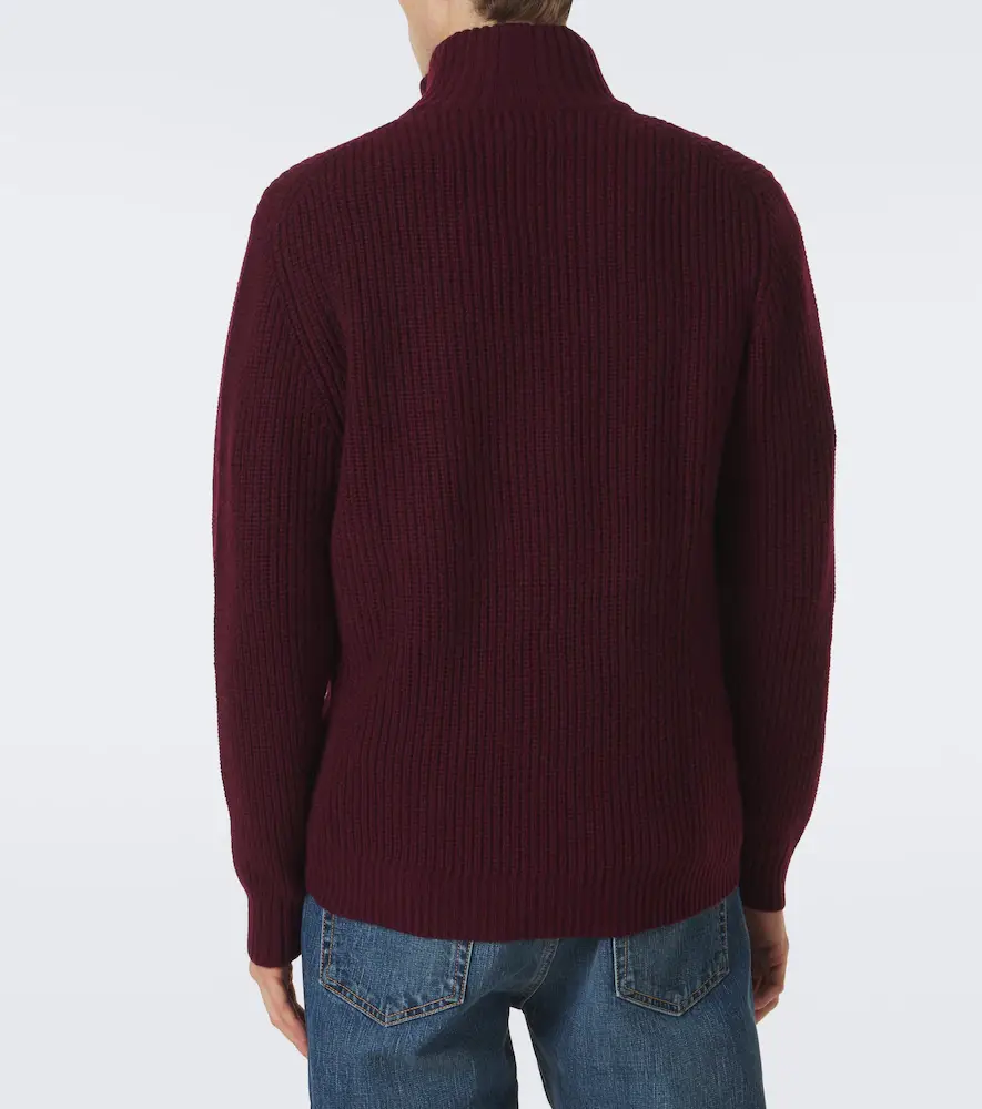 Allude Wool and cashmere half-zip sweater | Thumbnail 3 Allude Wool and cashmere half-zip sweater | Thumbnail 3