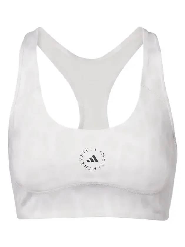 Logo leopard-print sports bra Logo leopard-print sports bra