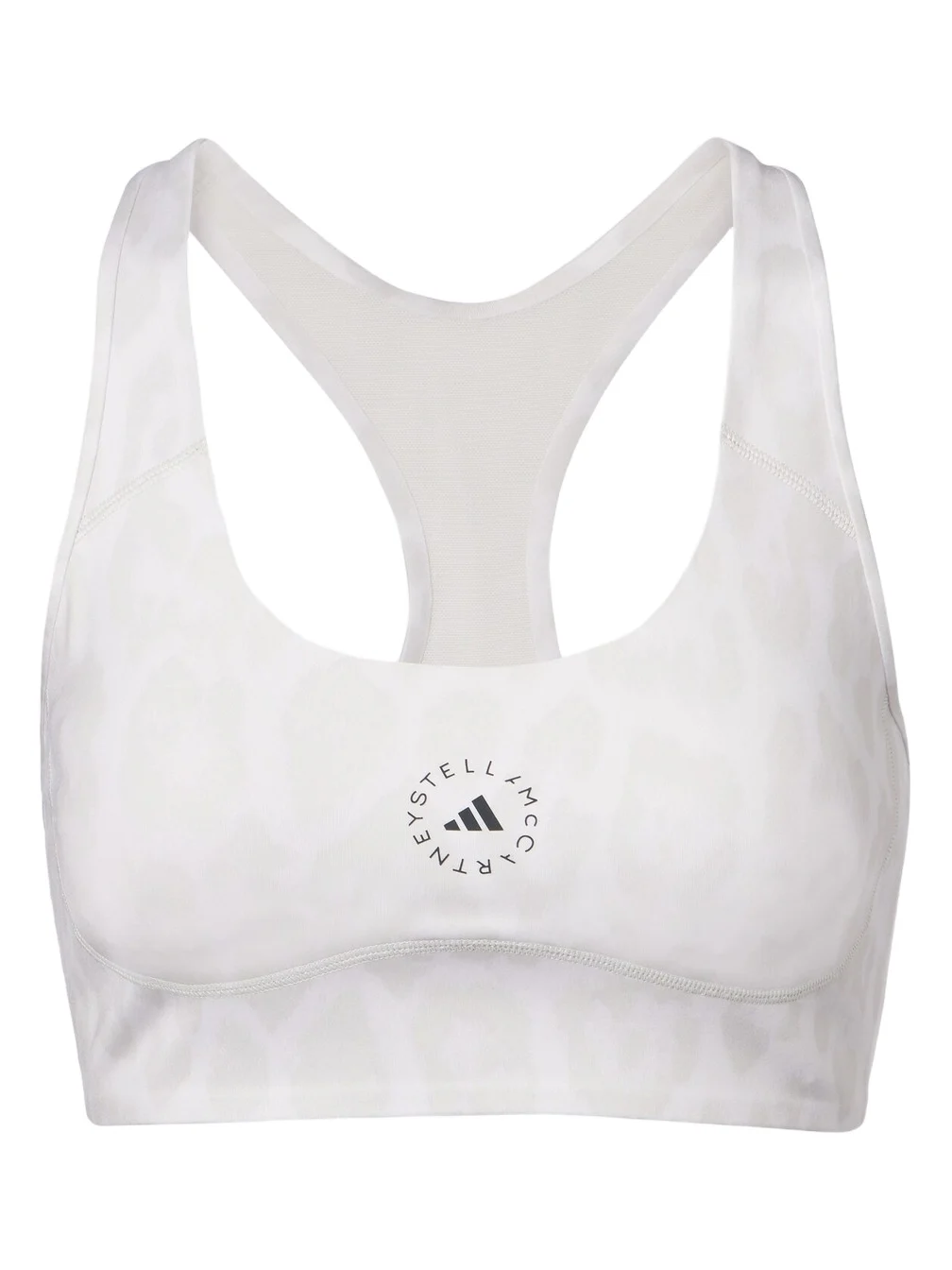 Logo leopard-print sports bra Logo leopard-print sports bra