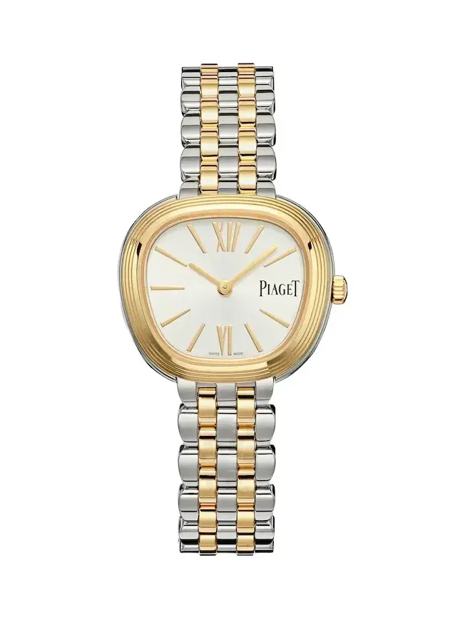 Sixtie 18kt rose gold and stainless steel watch