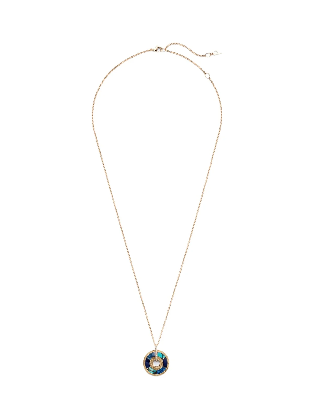 Piaget Possession Decor Palace 18kt rose gold pendant necklace with gemstones