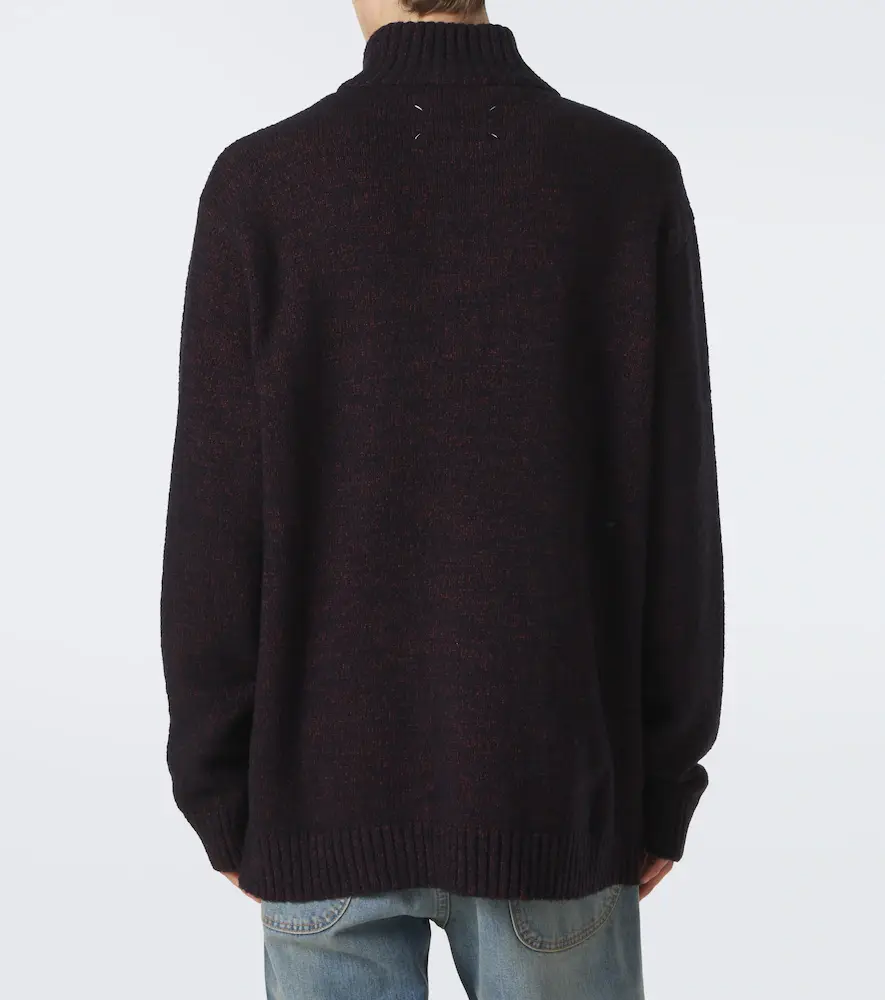 Maison Margiela Cotton and wool-blend sweater | Thumbnail 5 Maison Margiela Cotton and wool-blend sweater | Thumbnail 5