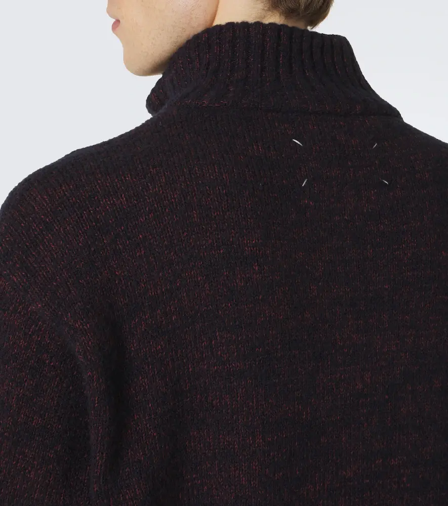Maison Margiela Cotton and wool-blend sweater | Thumbnail 6 Maison Margiela Cotton and wool-blend sweater | Thumbnail 6