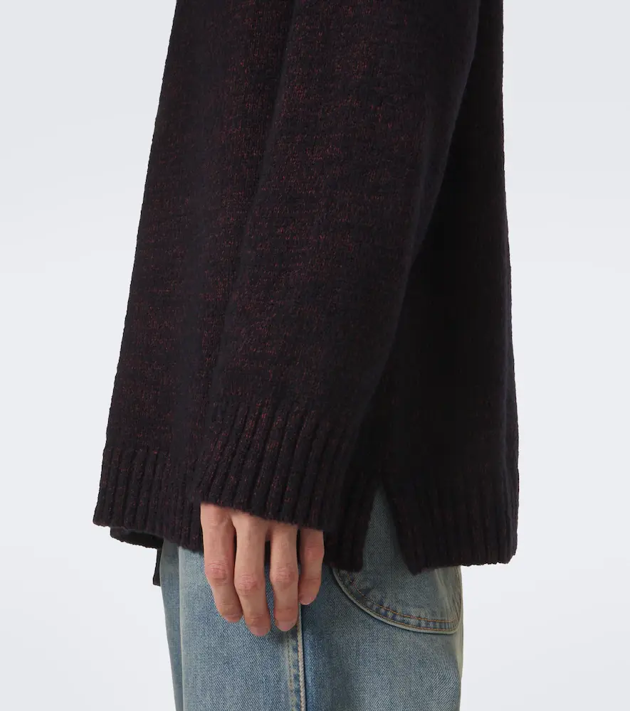 Maison Margiela Cotton and wool-blend sweater | Thumbnail 7 Maison Margiela Cotton and wool-blend sweater | Thumbnail 7