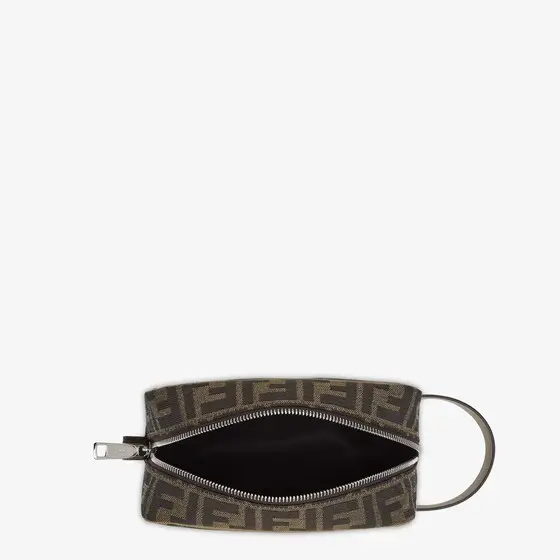 Fendi Small Ff Jacquard Toiletry Case | Thumbnail 3 Fendi Small Ff Jacquard Toiletry Case | Thumbnail 3