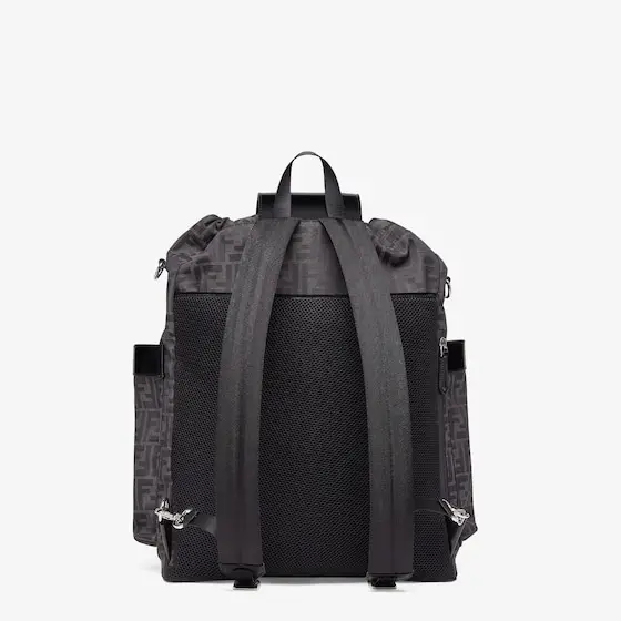 Fendi Strike Large FF Jacquard Fabric Backpack | Thumbnail 3 Fendi Strike Large FF Jacquard Fabric Backpack | Thumbnail 3