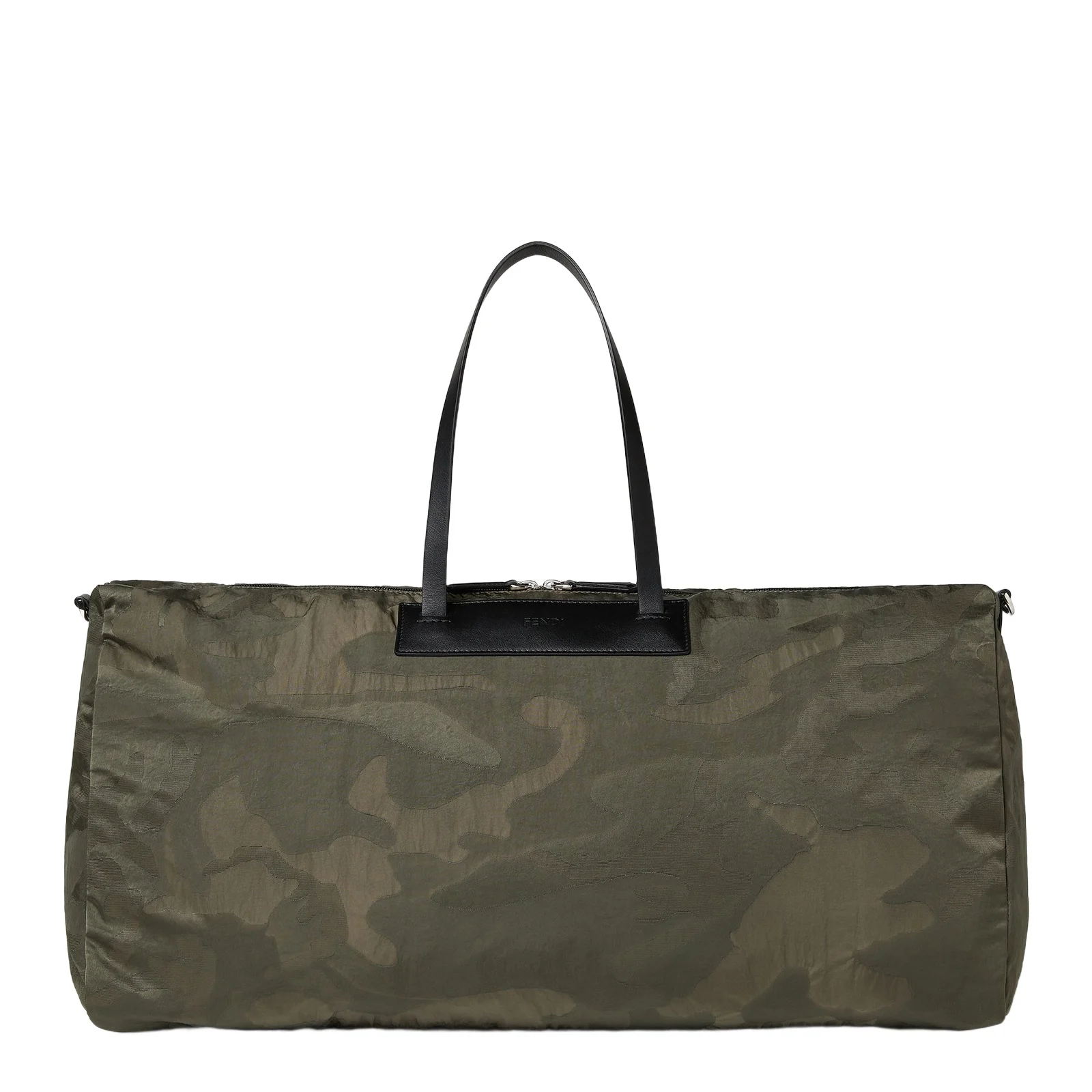 Patchwork Nylon Duffle Bag