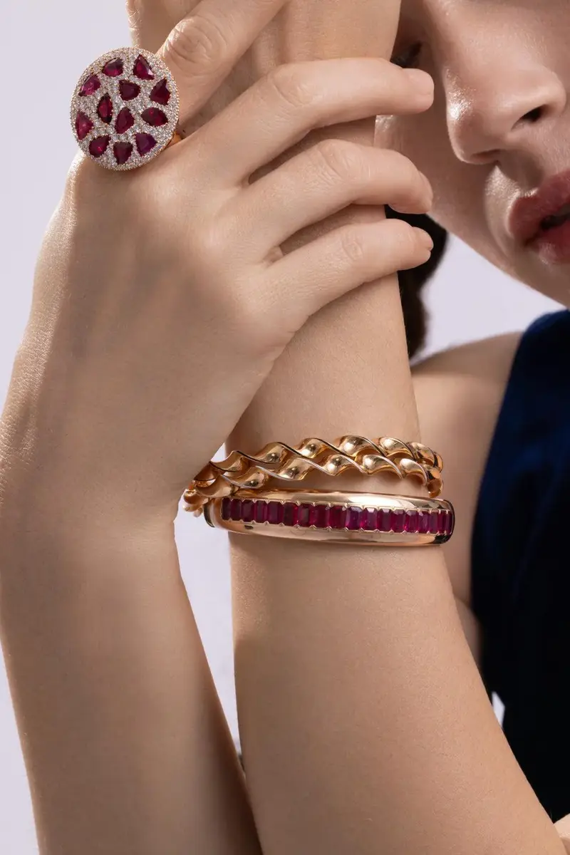 CICADA Black Enamel Twist Bracelet | Thumbnail 2 CICADA Black Enamel Twist Bracelet | Thumbnail 2