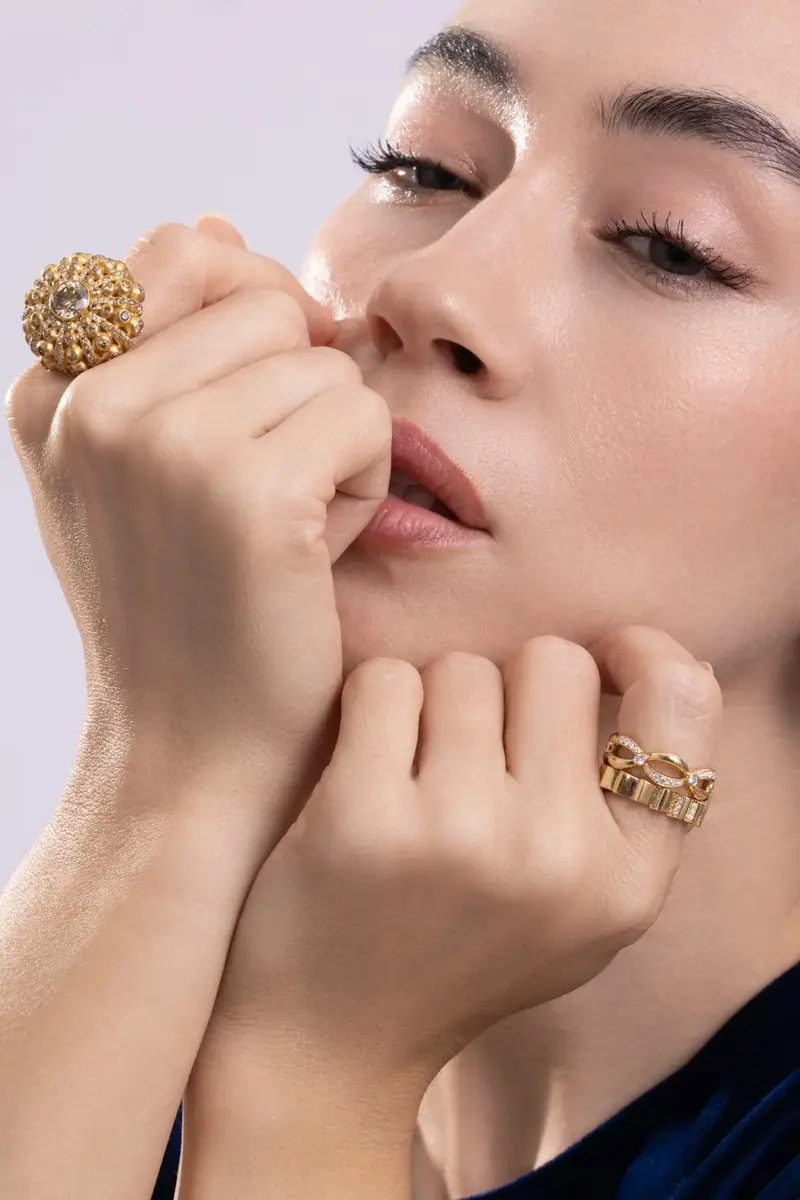 CICADA Brown Diamond Dome Ring | Thumbnail 2