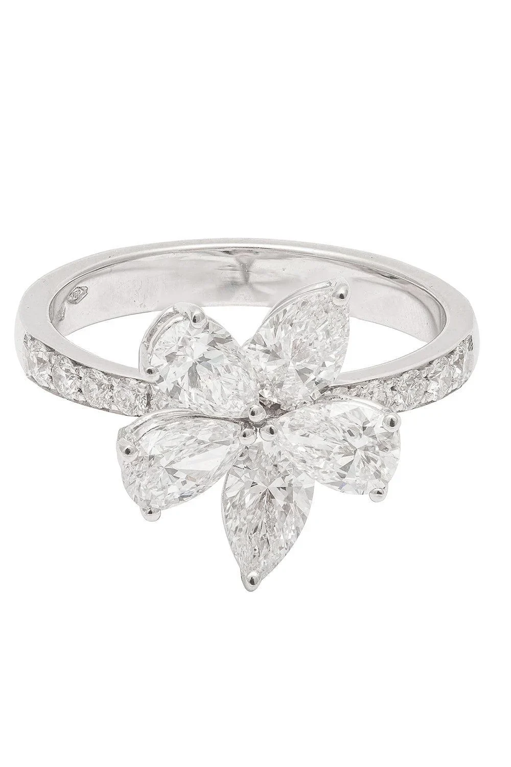 Diamond Flower Ring Diamond Flower Ring
