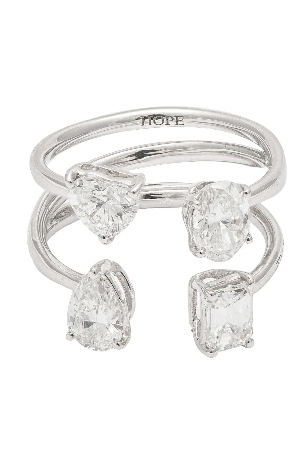Zydo Diamond Open Hope Ring
