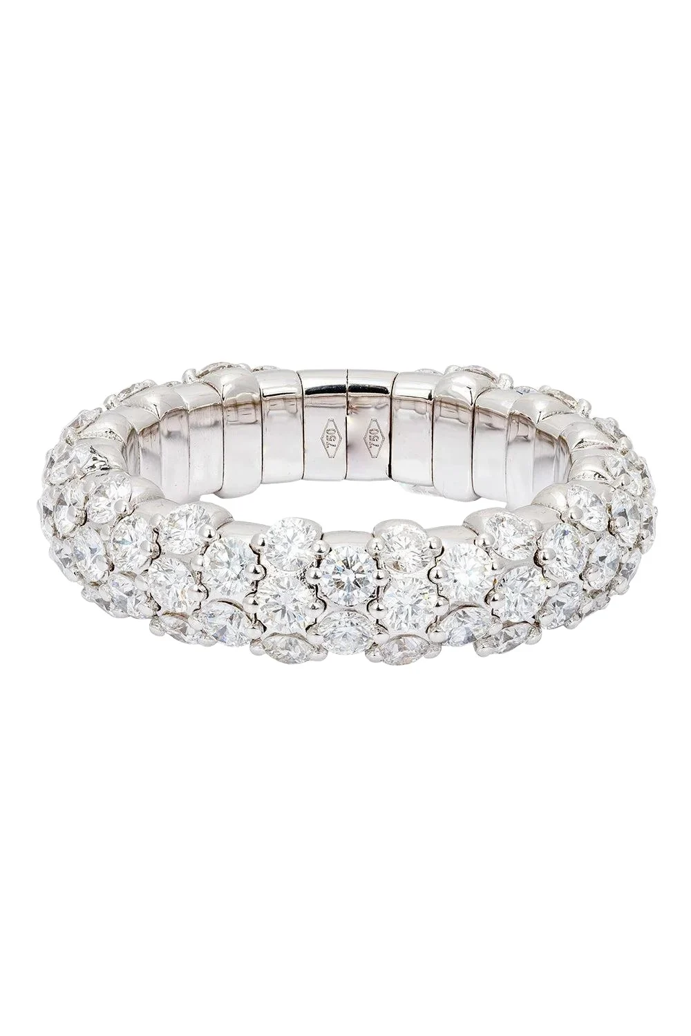 Zydo Diamond Slim Domed Stretch Ring
