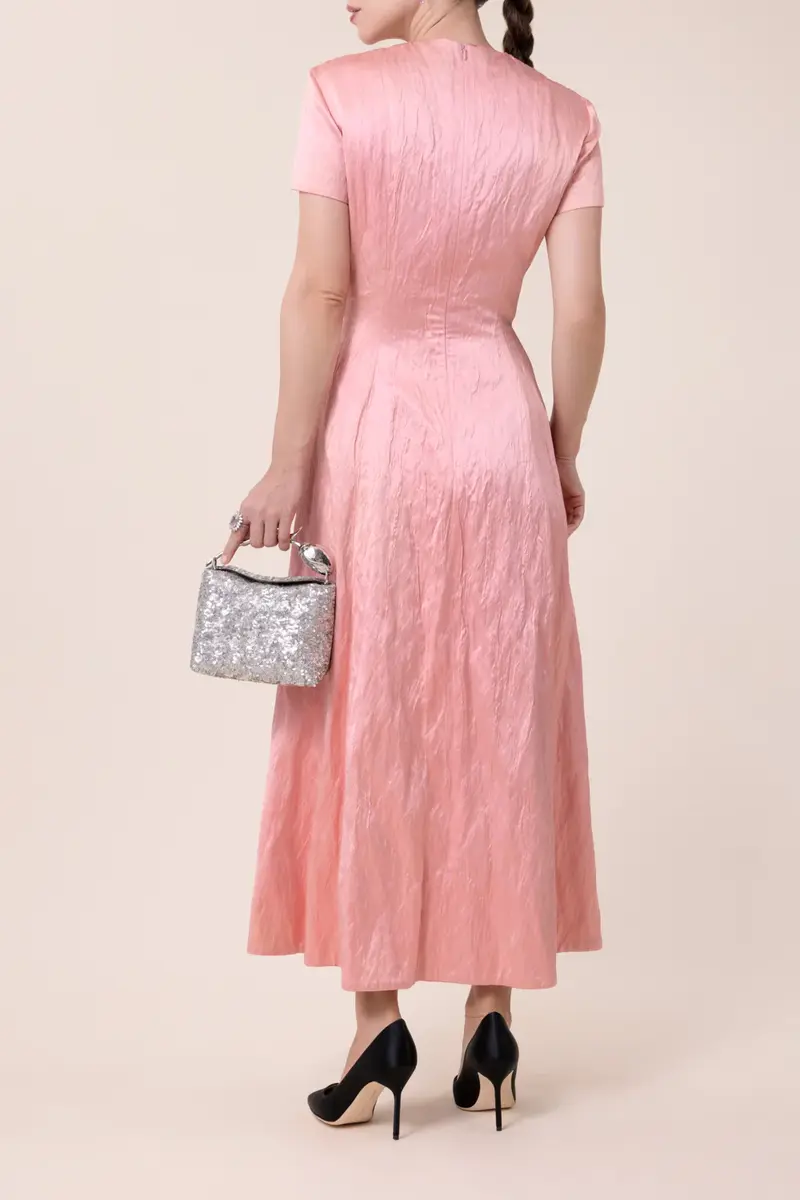 Erdem Textured Short Sleeve Dress | Thumbnail 4 Erdem Textured Short Sleeve Dress | Thumbnail 4