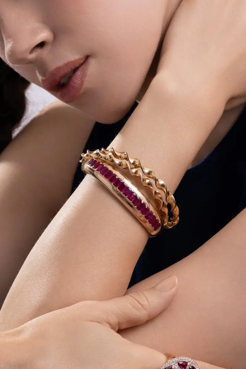 CICADA White Enamel Twist Bracelet | Thumbnail 3 CICADA White Enamel Twist Bracelet | Thumbnail 3