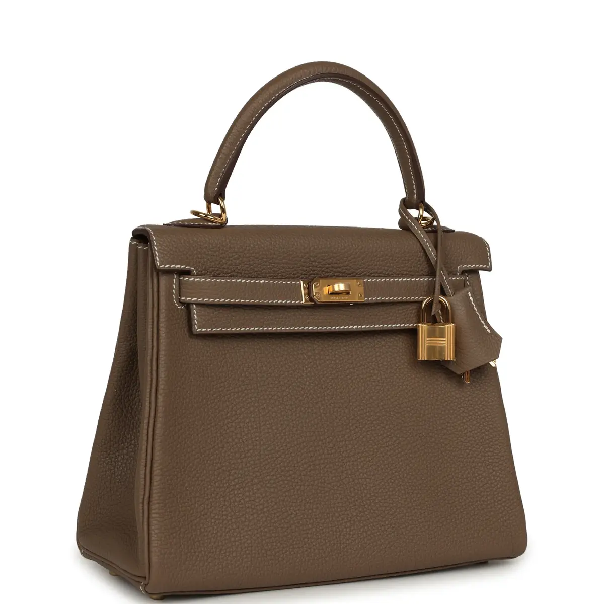 HERMÈS Hermes Kelly Retourne 25 Etoupe Togo Gold Hardware | Thumbnail 2