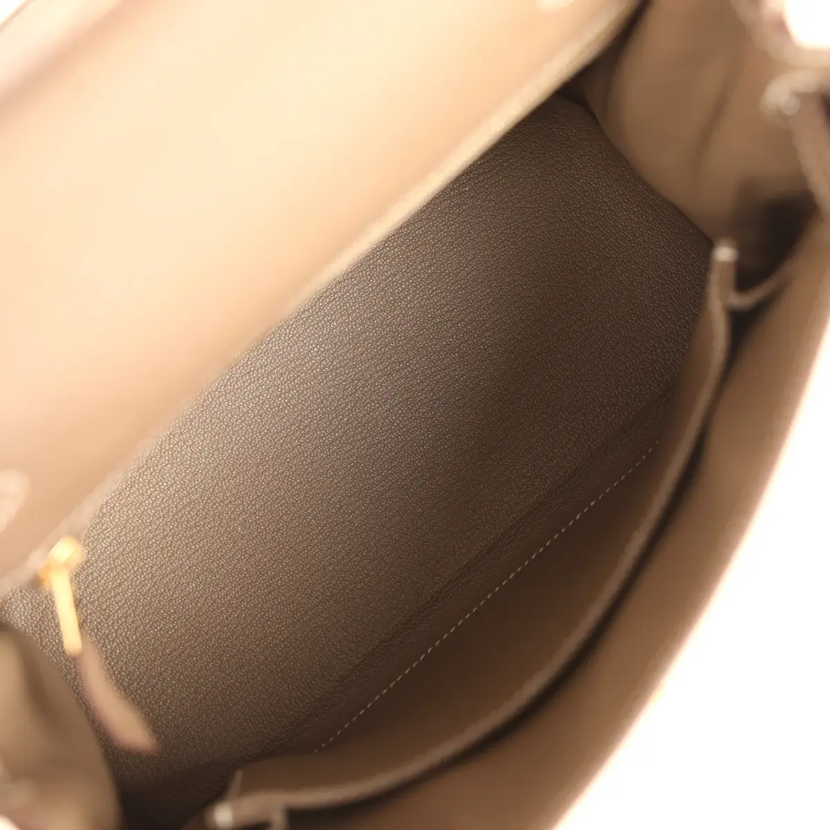 HERMÈS Hermes Kelly Retourne 25 Etoupe Togo Gold Hardware | Thumbnail 8