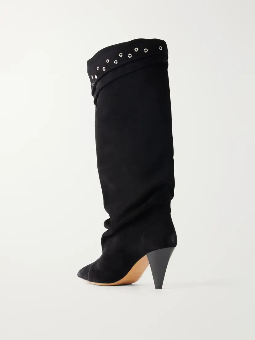 Isabel Marant Lezra Embellished Suede Ankle Boots | Thumbnail 3 Isabel Marant Lezra Embellished Suede Ankle Boots | Thumbnail 3