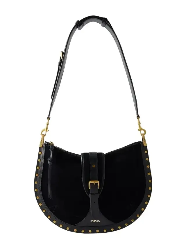 Oskan Embellished Suede Shoulder Bag Oskan Embellished Suede Shoulder Bag