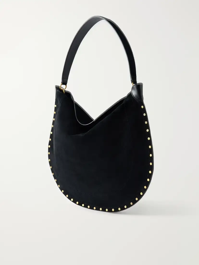 Isabel Marant Oskan Embellished Suede Shoulder Bag | Thumbnail 4