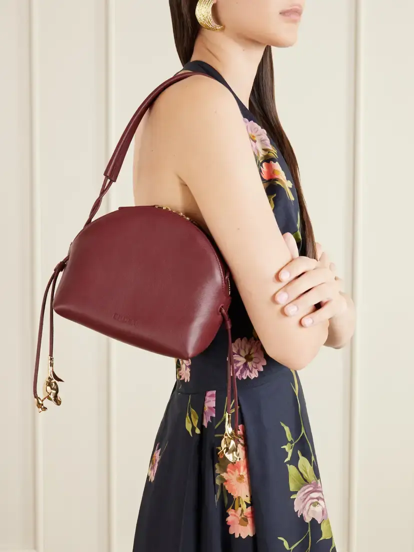 Erdem Flora Leather Shoulder Bag | Thumbnail 2 Erdem Flora Leather Shoulder Bag | Thumbnail 2