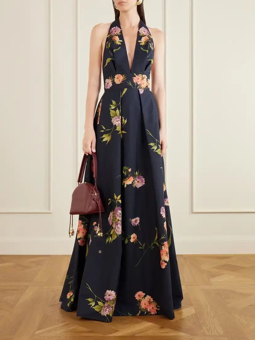 Erdem Flora Leather Shoulder Bag | Thumbnail 3 Erdem Flora Leather Shoulder Bag | Thumbnail 3