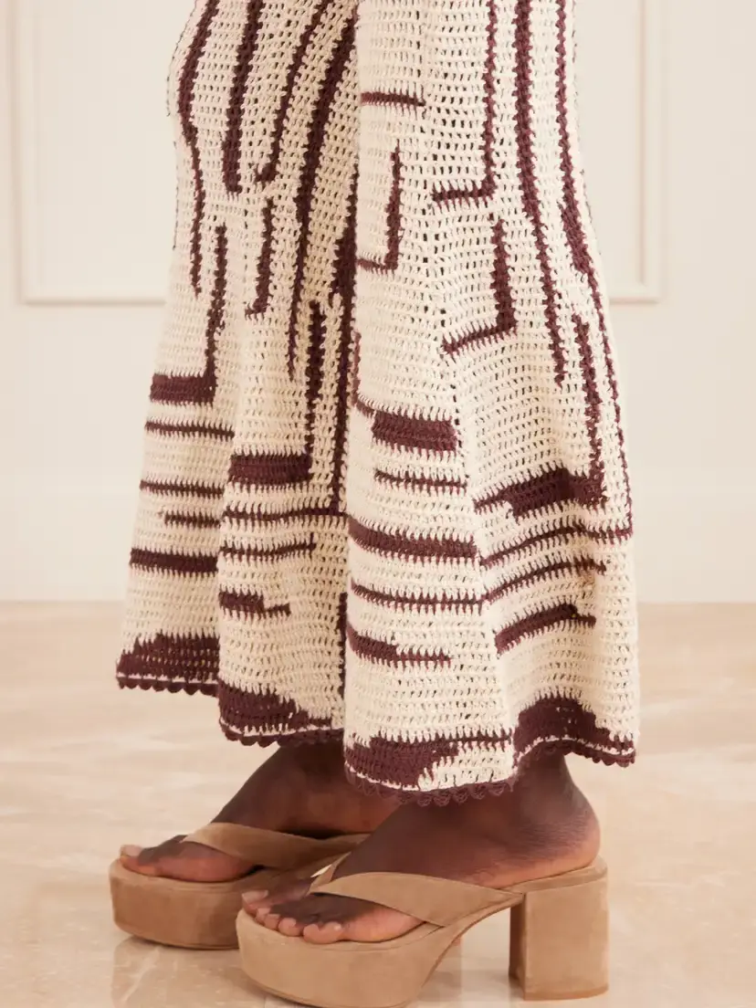 ALIX OF BOHEMIA Farah Crocheted Cotton Flared Pants | Thumbnail 5 ALIX OF BOHEMIA Farah Crocheted Cotton Flared Pants | Thumbnail 5