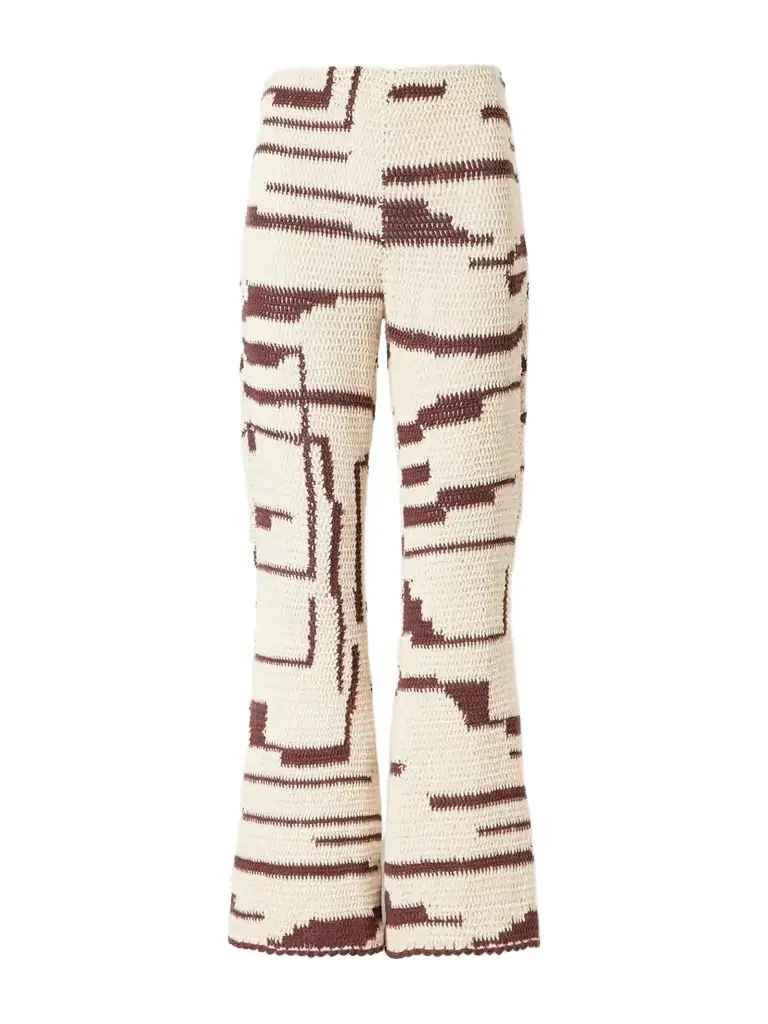 ALIX OF BOHEMIA Farah Crocheted Cotton Flared Pants | Image 1 ALIX OF BOHEMIA Farah Crocheted Cotton Flared Pants | Image 1