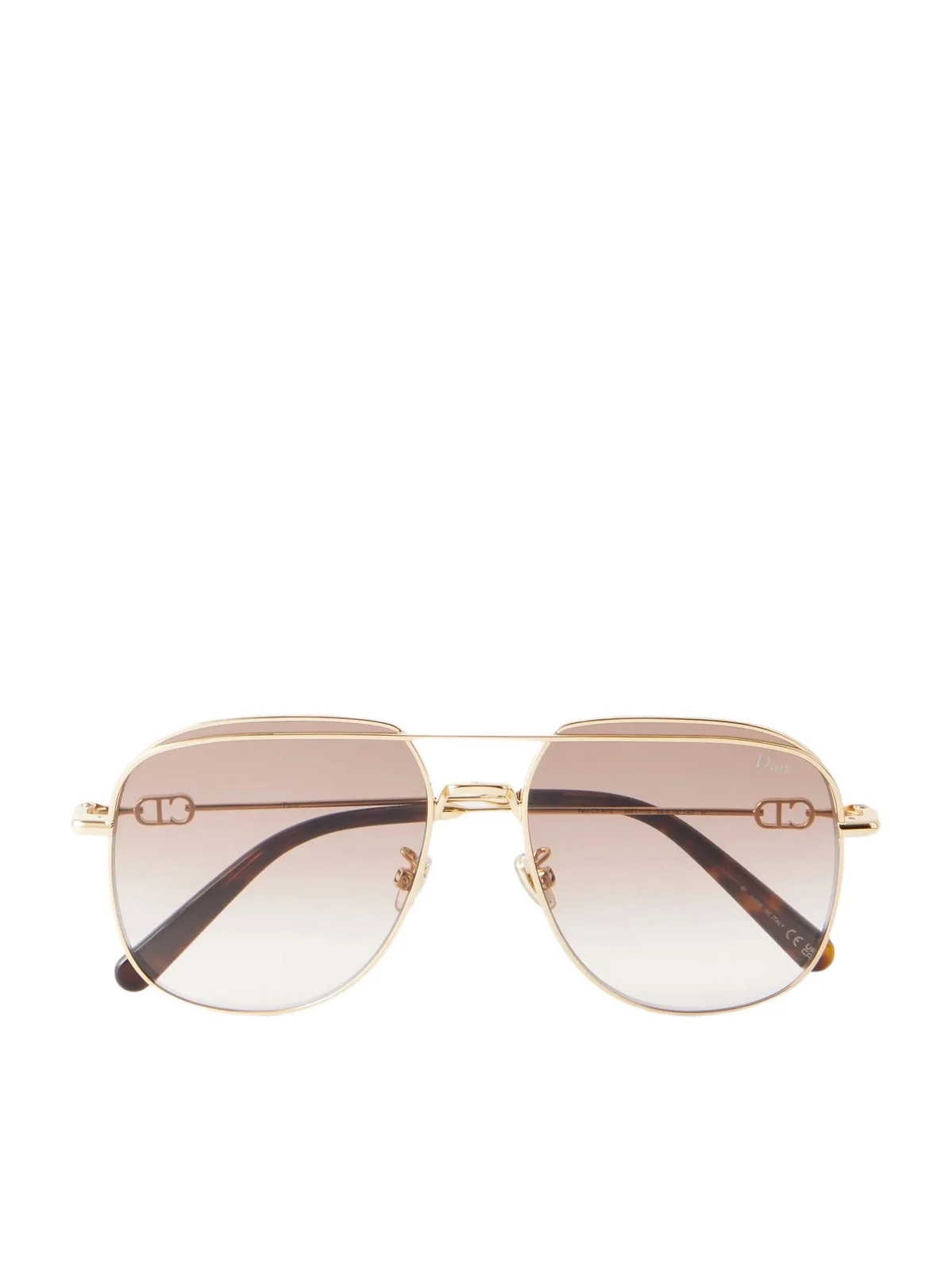 DIOR Eyewear Petit Cd A1u Square-frame Gold-tone Sunglasses