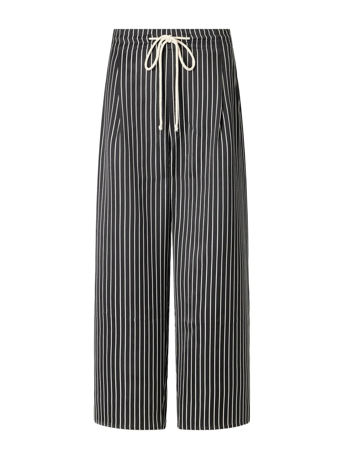 Maria McManus Balloon Drawstring Habotai Wide-leg Pants