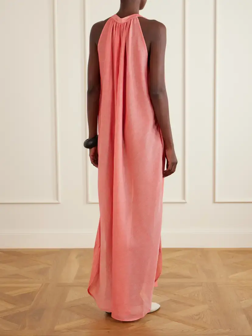 Marrakshi Life The Halter Cotton Maxi Dress | Thumbnail 3 Marrakshi Life The Halter Cotton Maxi Dress | Thumbnail 3