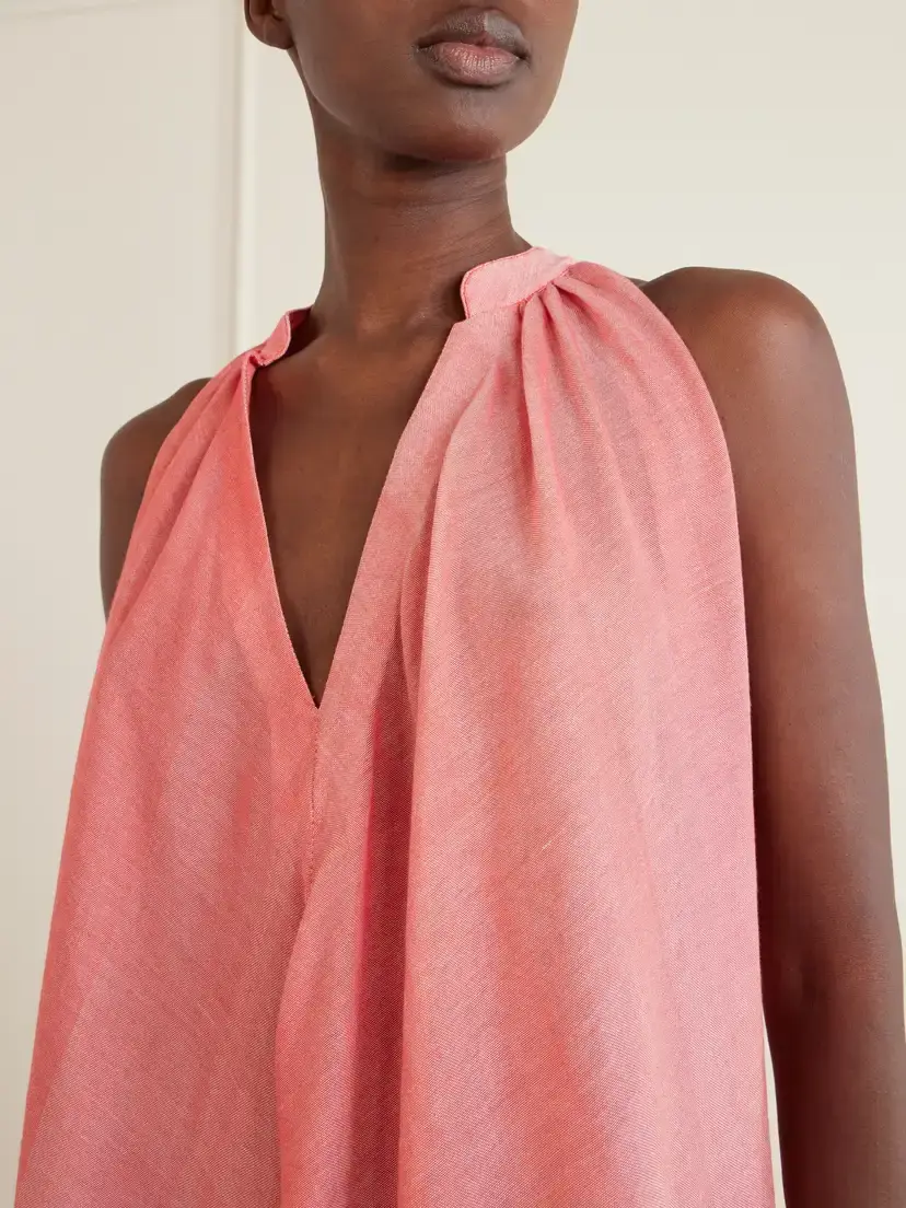 Marrakshi Life The Halter Cotton Maxi Dress | Thumbnail 4 Marrakshi Life The Halter Cotton Maxi Dress | Thumbnail 4