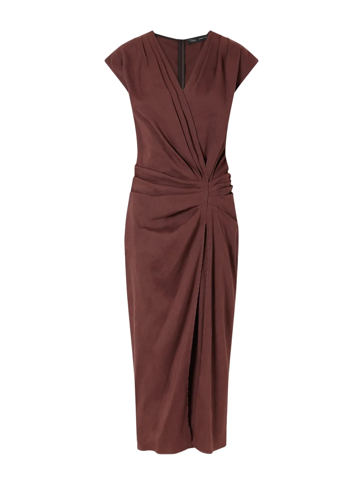 Bettina Gathered Linen-blend Midi Dress Bettina Gathered Linen-blend Midi Dress