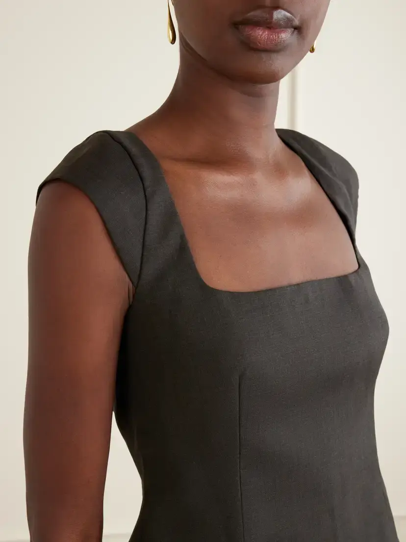 St. Agni Open-back Wool-blend Blouse | Thumbnail 5