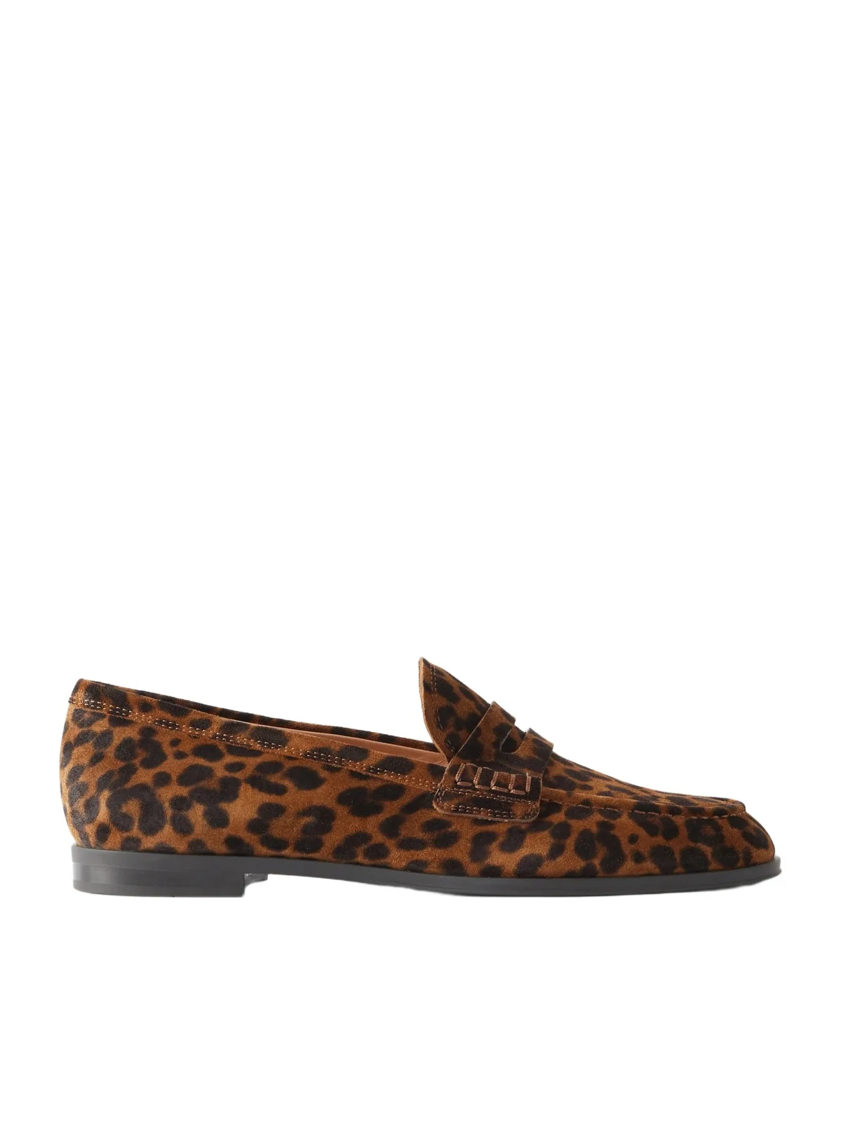 Gianvito Rossi Georgie Leopard-print Suede Loafer