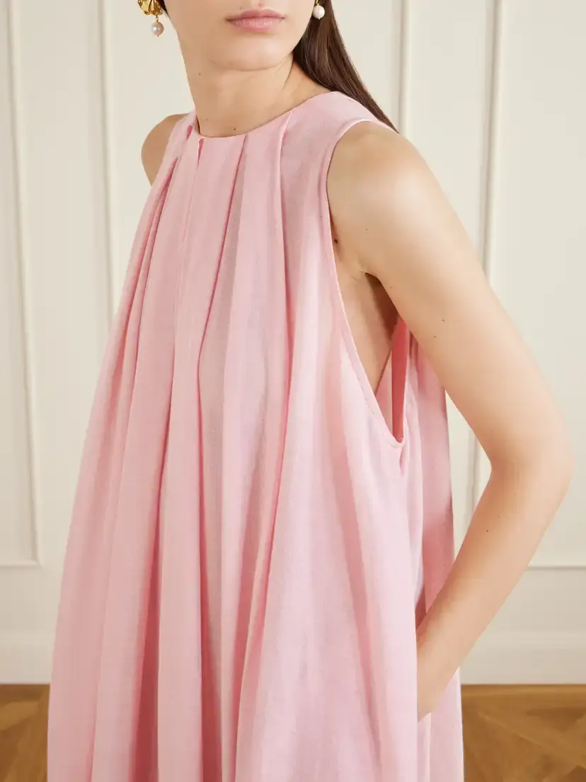 Marrakshi Life Ruffled Cotton Poplin Maxi Dress | Thumbnail 4 Marrakshi Life Ruffled Cotton Poplin Maxi Dress | Thumbnail 4