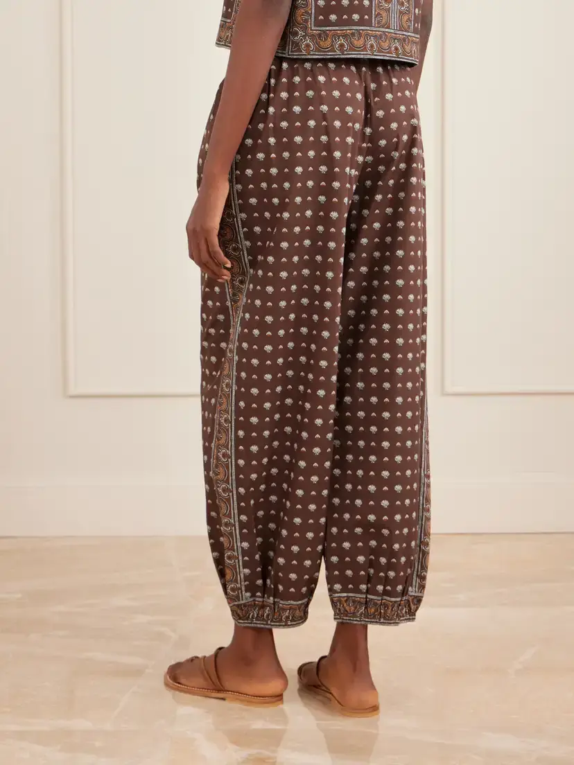DÔEN Yarrow Printed Cotton Balloon Pants | Thumbnail 3 DÔEN Yarrow Printed Cotton Balloon Pants | Thumbnail 3