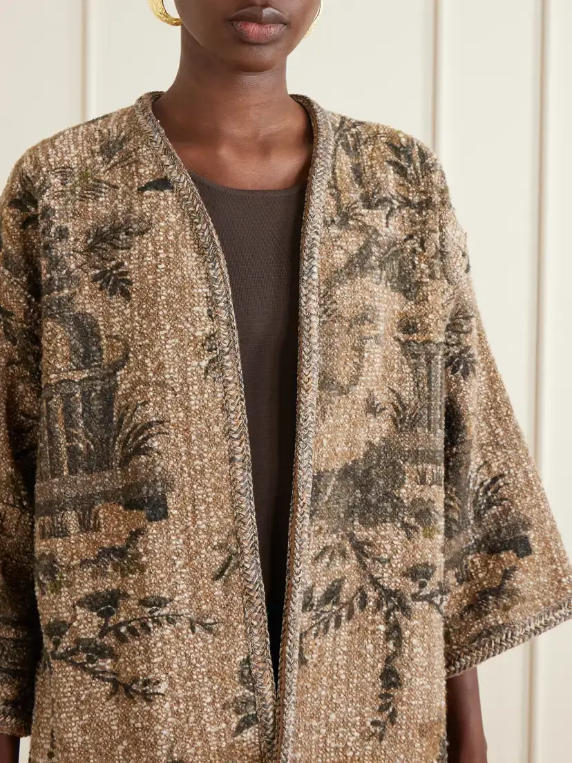 Etro Kesa Embroidered Bouclé Jacket | Thumbnail 4 Etro Kesa Embroidered Bouclé Jacket | Thumbnail 4