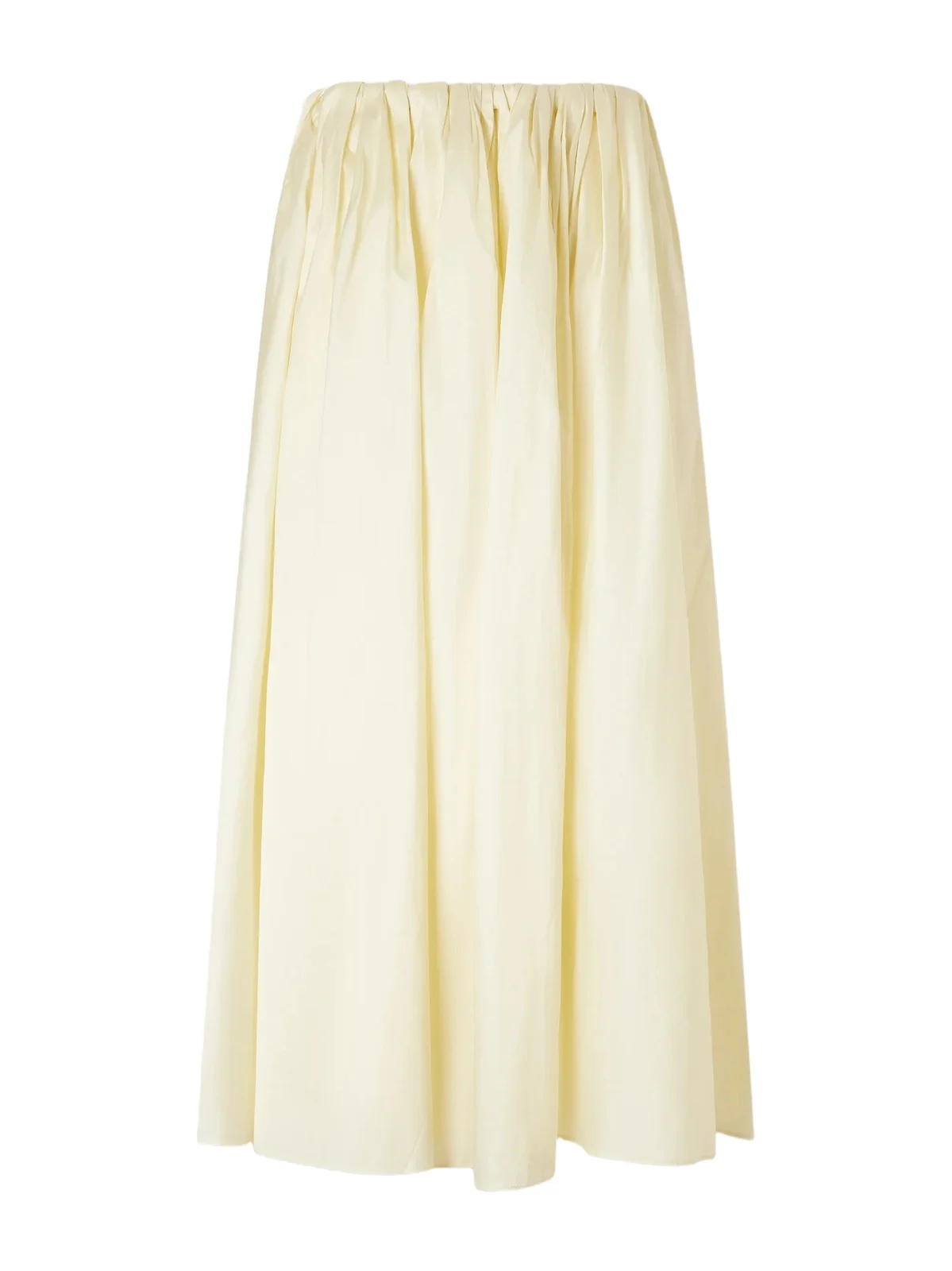 Elodie Pleated Duchess-satin Midi Skirt Elodie Pleated Duchess-satin Midi Skirt