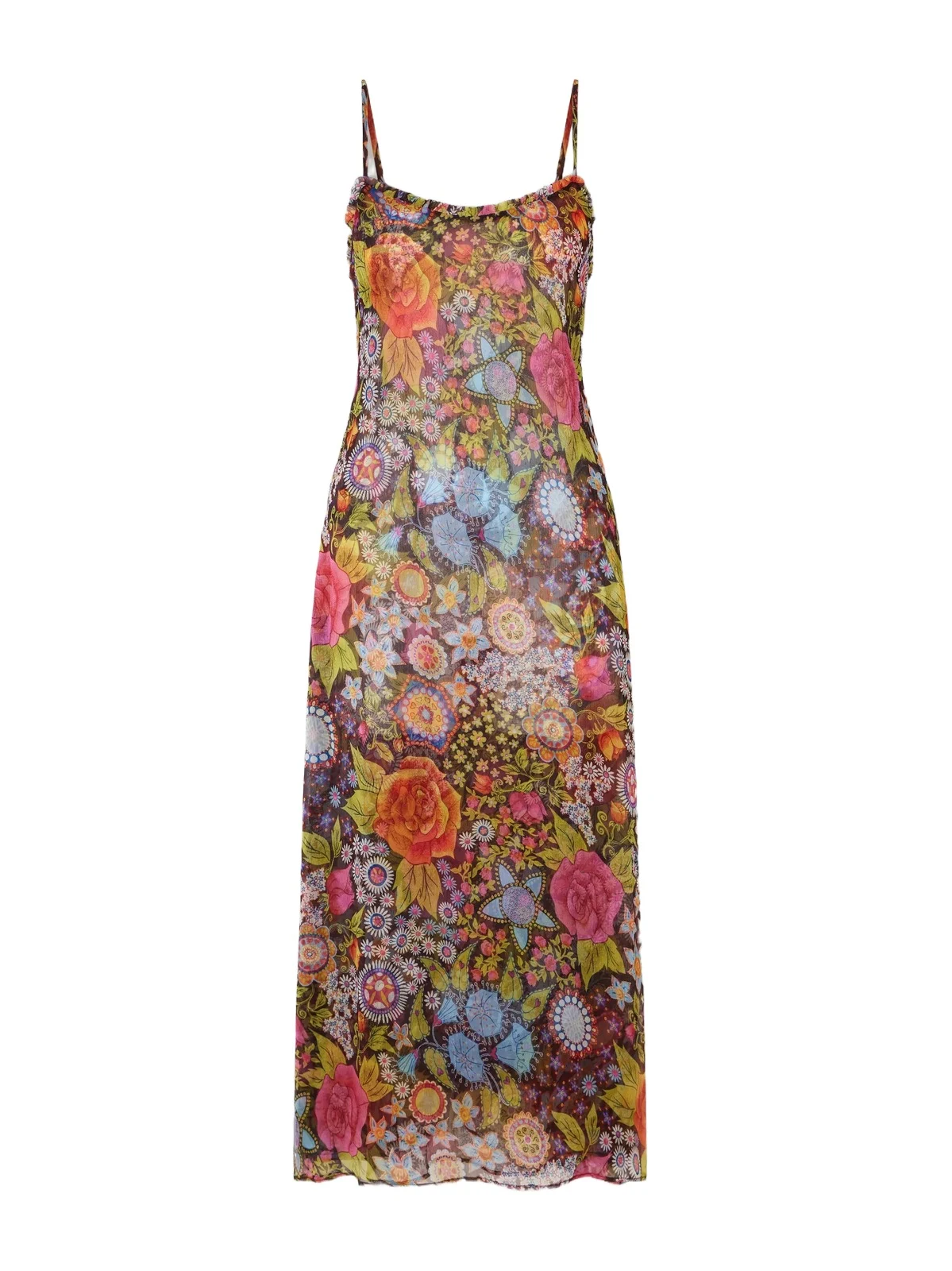 Athens Bloom Mirage Floral-print Crepon Midi Dress Athens Bloom Mirage Floral-print Crepon Midi Dress