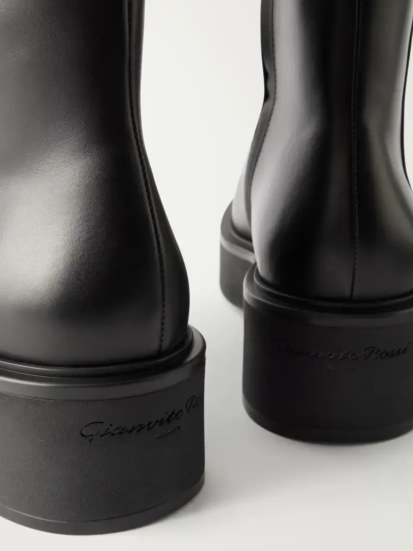 Gianvito Rossi Hiro Bootie 20 Leather Ankle Boots | Thumbnail 5 Gianvito Rossi Hiro Bootie 20 Leather Ankle Boots | Thumbnail 5