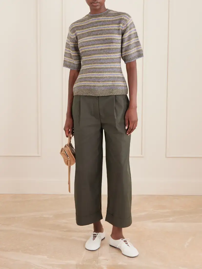 Proenza Schouler White Label Talla Cotton-blend Wide-leg Pants | Thumbnail 2 Proenza Schouler White Label Talla Cotton-blend Wide-leg Pants | Thumbnail 2