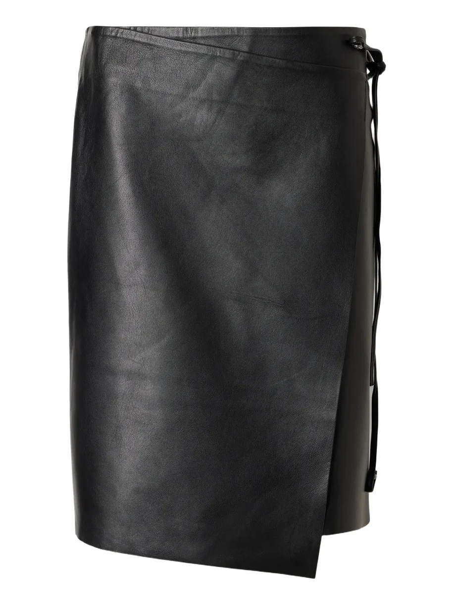 Everyday Wrap Leather Mini Skirt Everyday Wrap Leather Mini Skirt