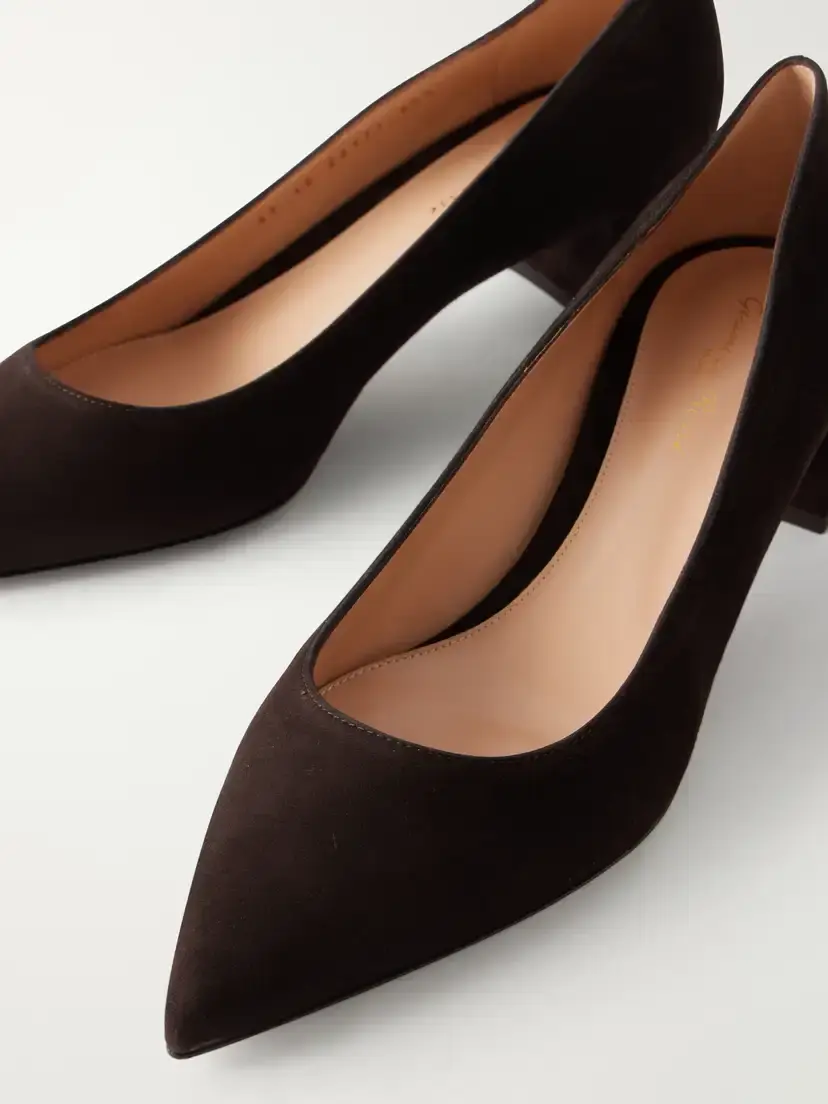 Gianvito Rossi Piper 45 Suede Pumps | Thumbnail 5