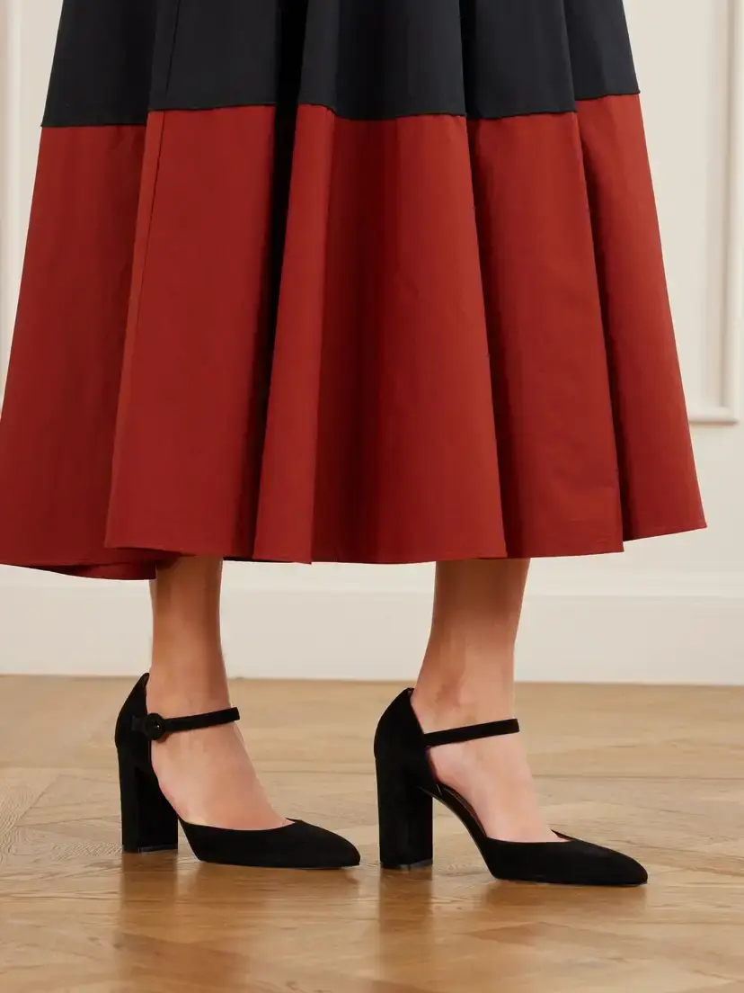 Gianvito Rossi 85 Suede Pumps | Thumbnail 2